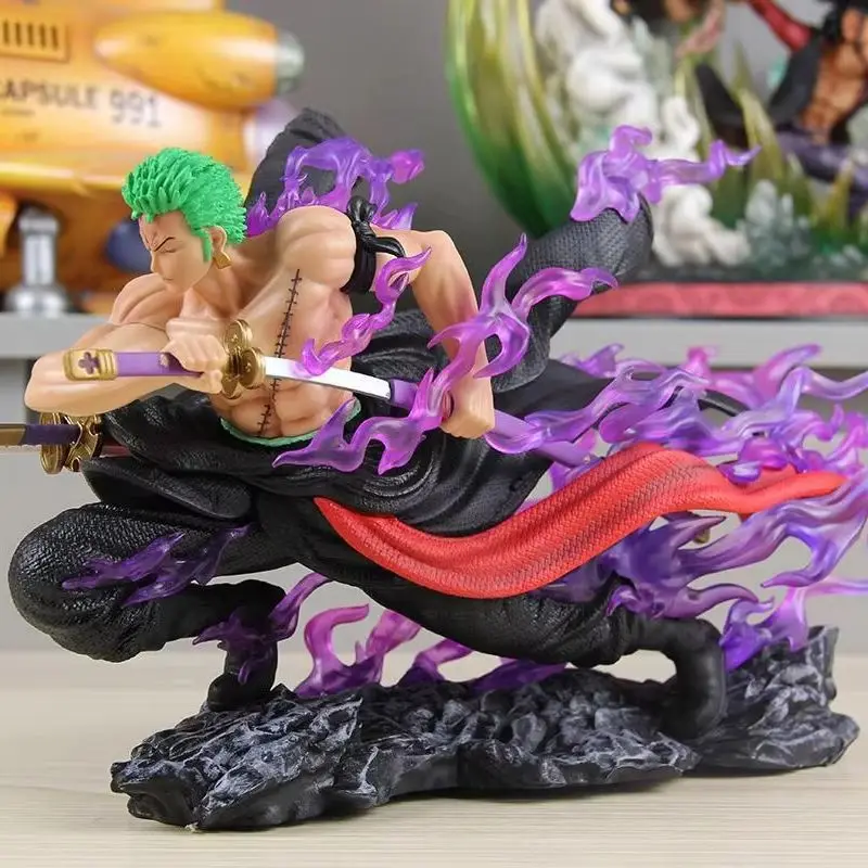 

Цельная аниме-фигурка Ророноа Зоро-Gk Draw Sword Suolong Drifting Diorama Коллекционная игрушечная модель Saito Аксессуары