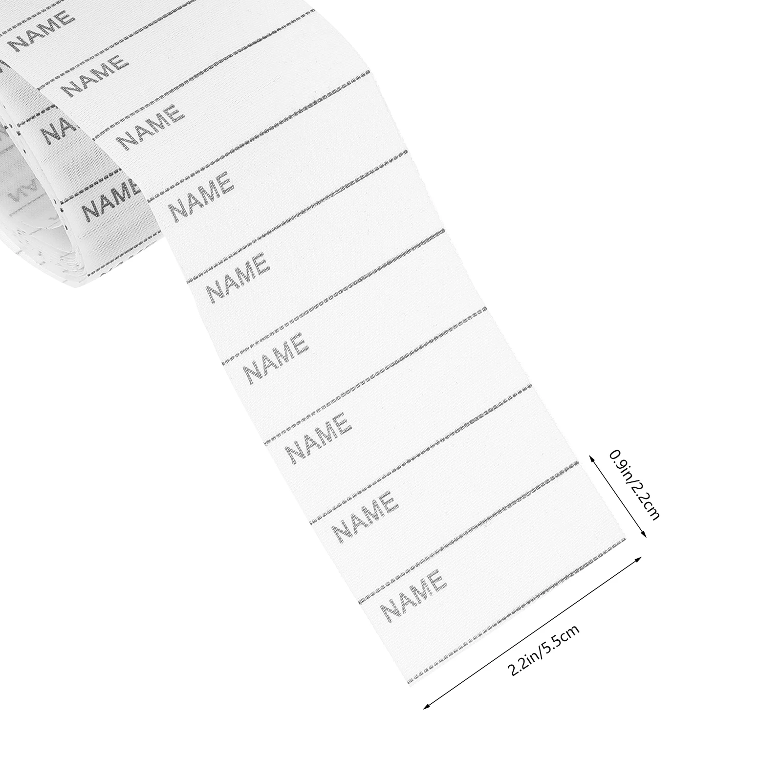 200 Pcs On Clothes Labels Iron On Pen Washable Cloth Clothes Tag Name Label Material Label With Pen for School Camp