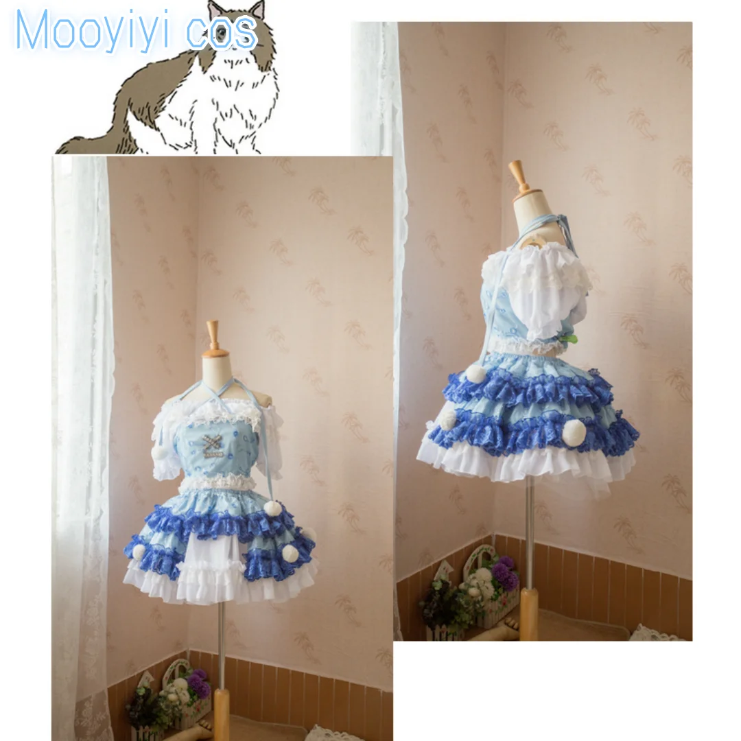 جديد Mooyiyi cos Project Tatara Kogasa أزياء تنكرية للهالوين وعيد الميلاد لعب الأدوار فستان كوميدي للحفلات جديد مخصص