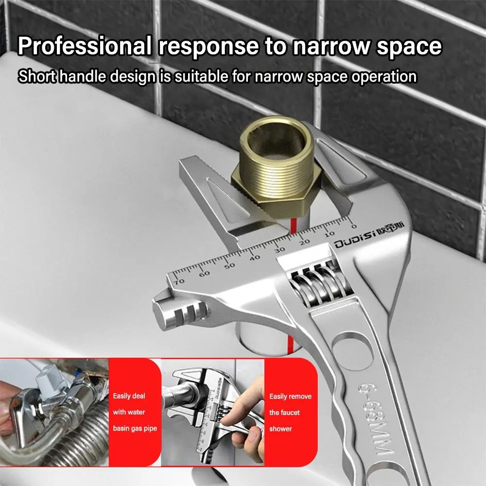 

Гаечный ключ для ванной, многофункциональный смеситель с короткой ручкой, 16-68 мм, для раковины