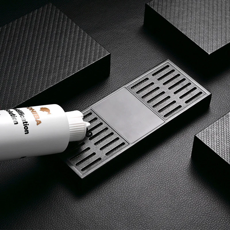 

Rectangular Cigar Humidor Box Humidifier and Hygrometer Wooden Cigar Humidor with Adjustable Humidity Retention Cigar