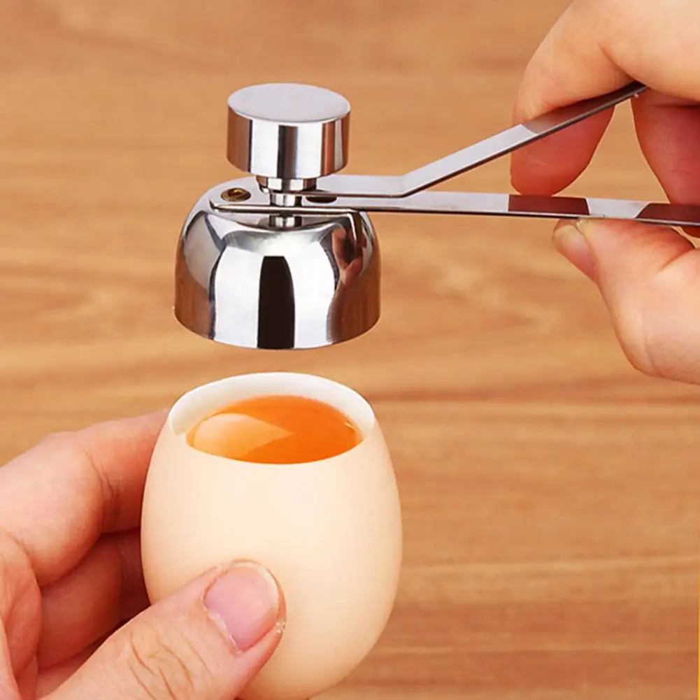 Eggshell Cracker Long Lasting Eggshell Opener Stainless Steel Labor-saving  Durable Egg Cracker Eggshell Removing Tools