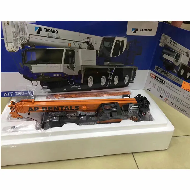 

WSI Diecast 1:50 Scale TADANO FAUN ATF 70 Engineering Vehicle Alloy Crane Model Collection Souvenir Display Ornaments 01-1928