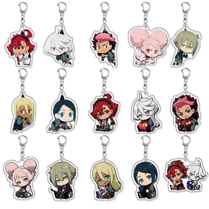 

Gundam Acrylic Mobile Suit Double Sided Figure Display Keychain Pendant Anime Bag Ornament Gift Accessory Merchandise Friends