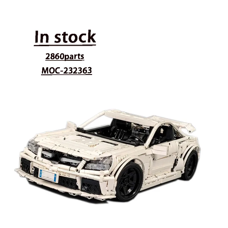 

MOC-232363White NewSL65 AMG Sports Car Racing Building Block Model2860Parts MOC Creative Birthday Toy Gift for Boys and Children