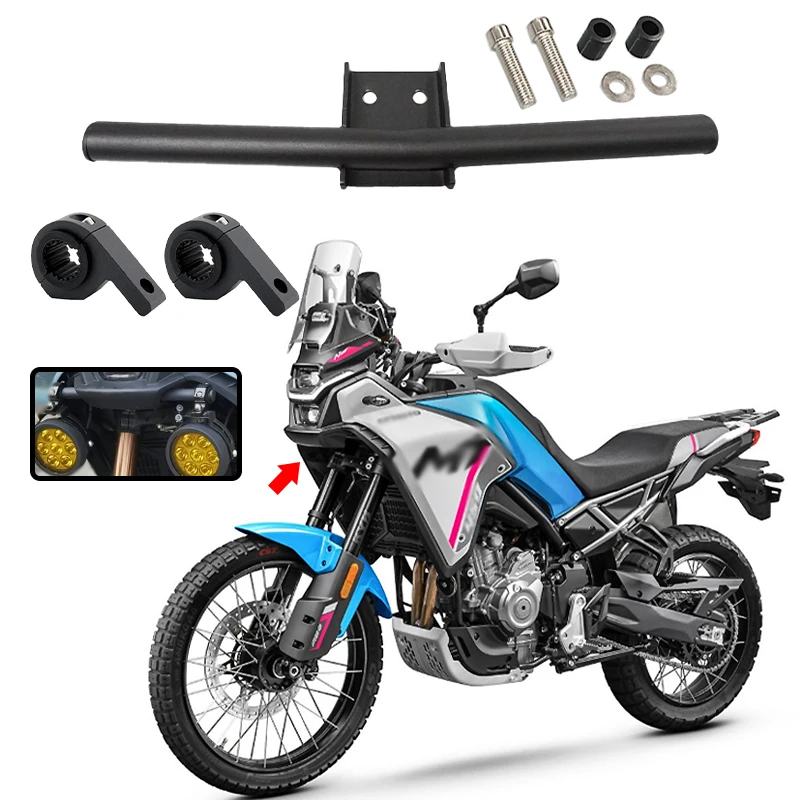 For CFMOTO 450MT 450 MT MT450 2024 2025 Motorcycle Spotlights Holder Fog Light Mounting Fog Lamp Support Accessoires