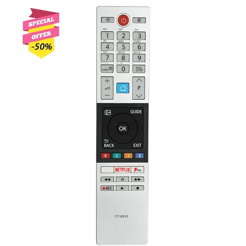 

CT-8533 Remote Control For Toshiba TV 24D1333DB 24D1334DB 24D2863DB 24D3863DB 32D2863DB 32D3862DB 32D3863DB 32D3864DB 22L1337DB