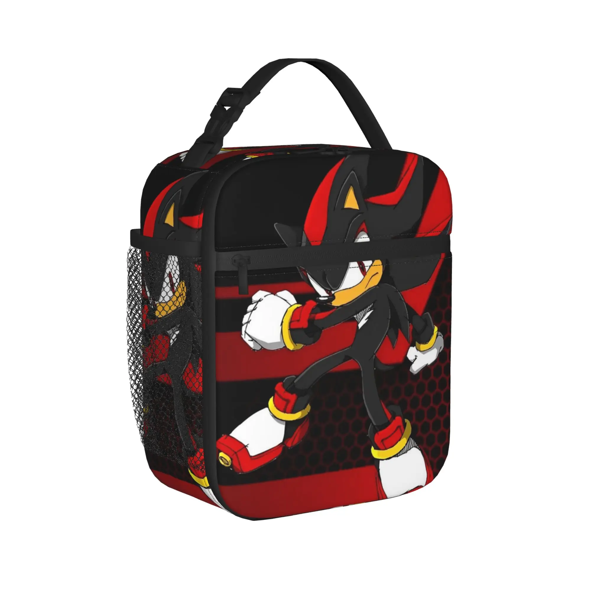 Shadowed S-Soniced Product Insulated Lunch Bag For Travel  Food Storage Bag Portable Cooler Thermal Bento Box