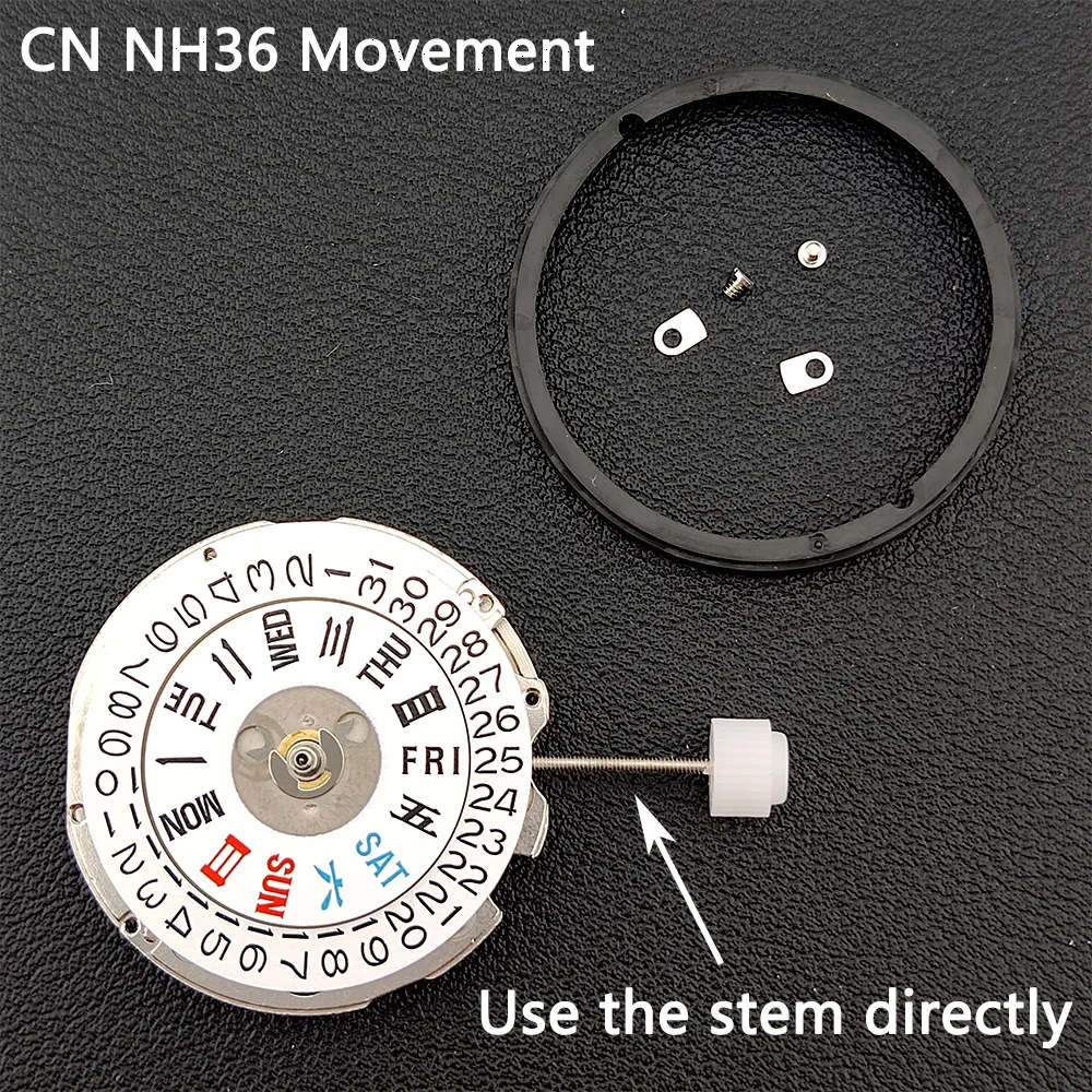 

Made in China NH36A Movement Independently developed Dual calendar display NH36 Automatic mechanical movement for men's Watch