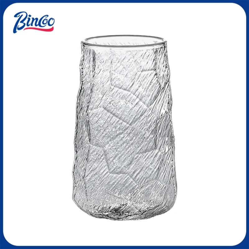 

Bincoo Premium Glass Coffee Cup Collection Retro Aesthetic for Dirty Coffee AmericanoEspresso High Quality for Home Cafe Use