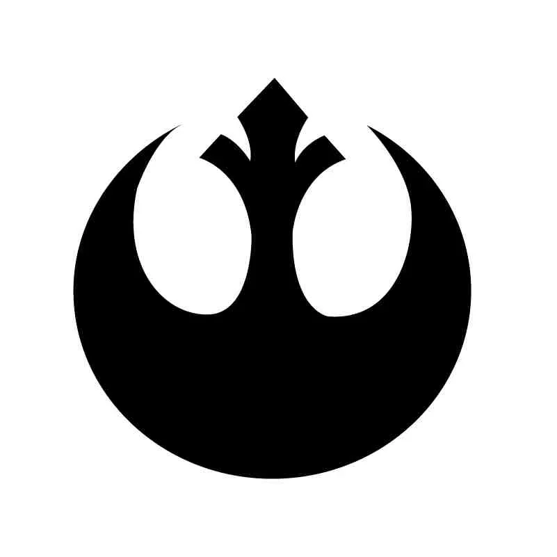 Verschiedene Sci-Fi-Vinyl-Wandaufkleber, coole Imperial Rebel Alliance ORDER Logo-Vinyl-Aufkleber für Laptop-Auto-Dekoration
