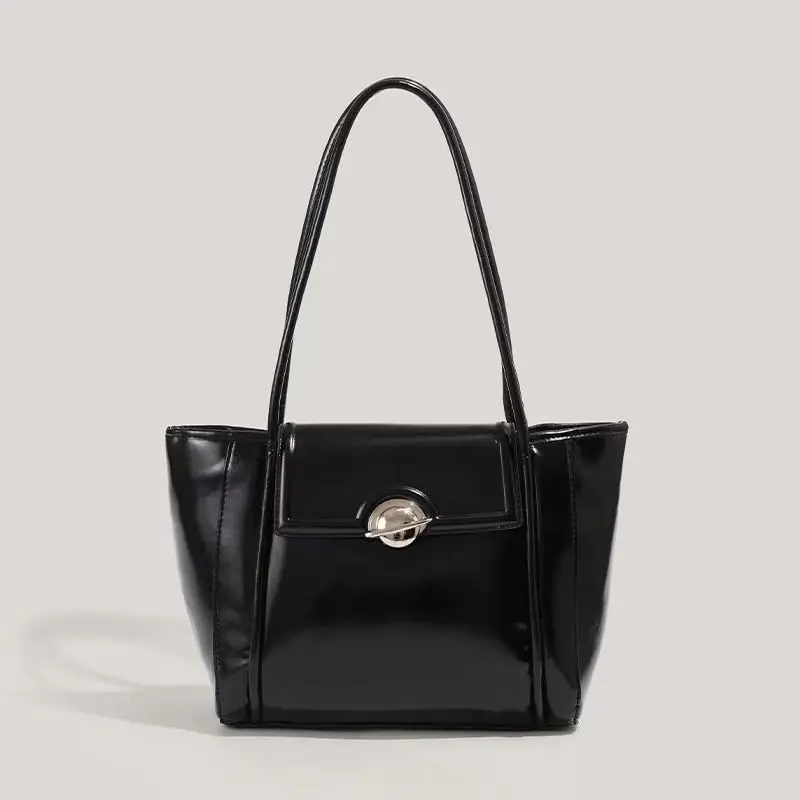 فاسق العمل التسوق حقيبة يد باردة الصناعة الثقيلة حقيبة ريترو حقائب 2026 العصرية حمل حقائب اليد النسائية حقيبة كتف سعة كبيرة #2