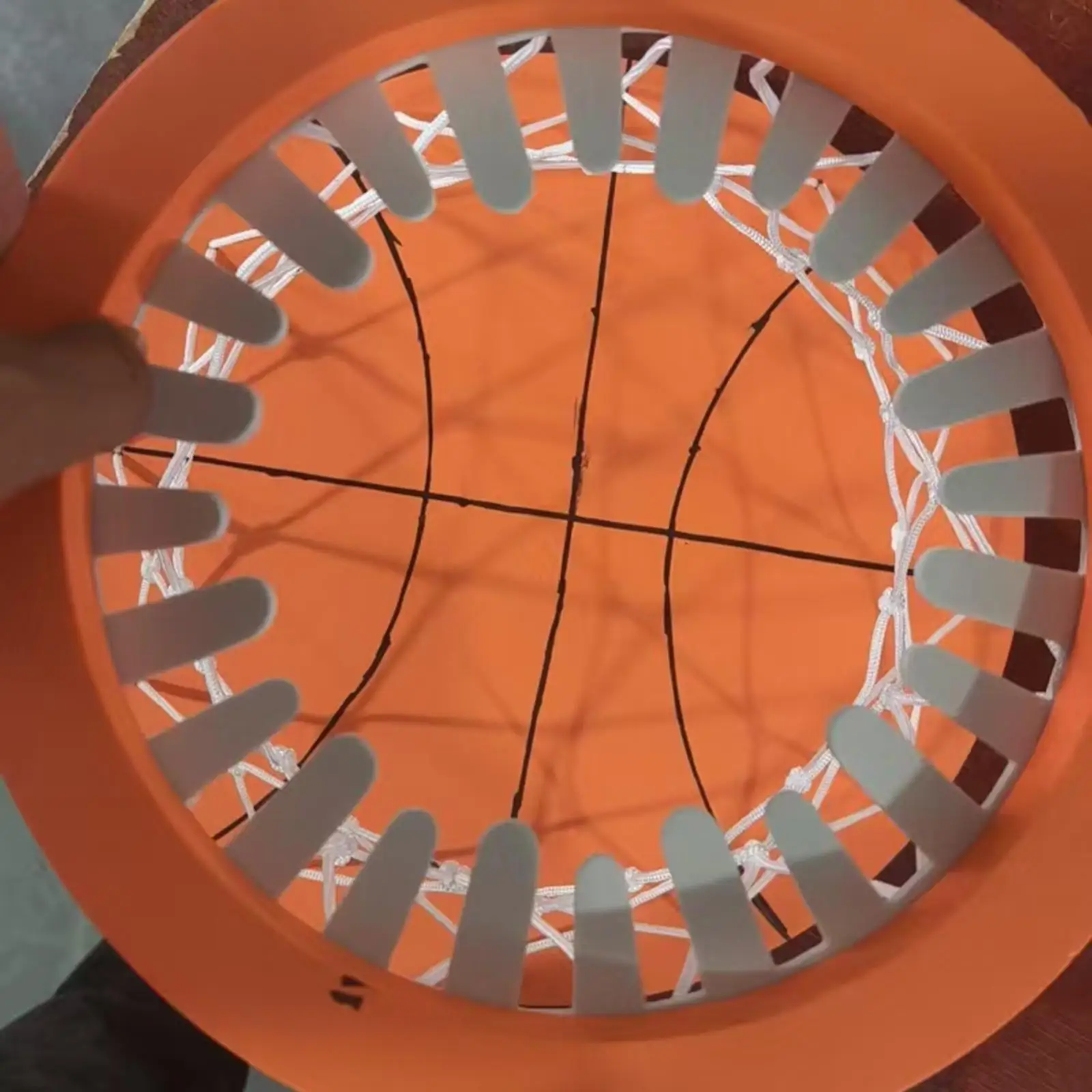 

Ceiling Mounted Basketball Hoop Fun Indoor Toy Game Durable ABS PU Foam for Teens Office Bedroom