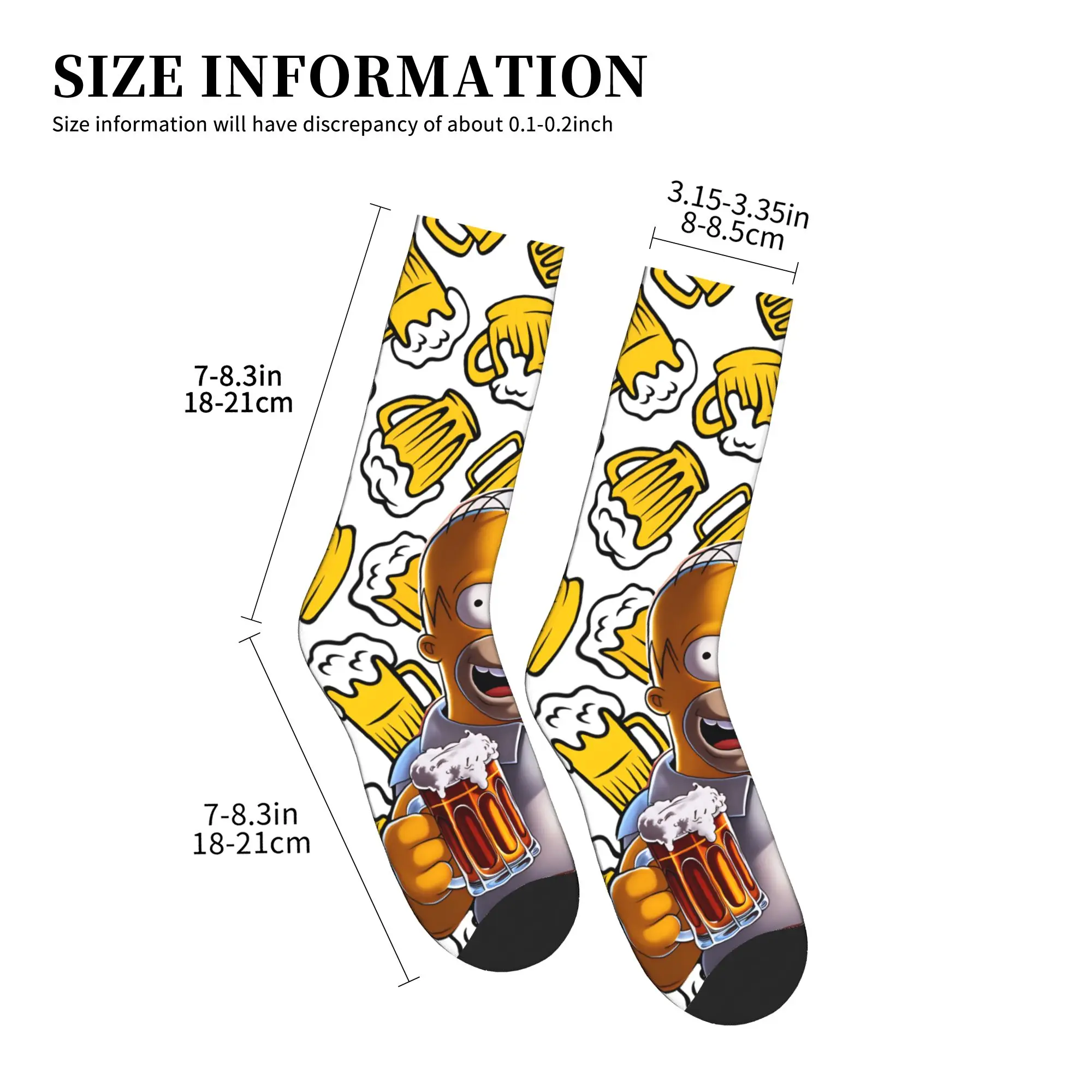 Women Men Socks Funny S-Simpso - Men'S Fashion Youtube บทวิจารณ์และราคา