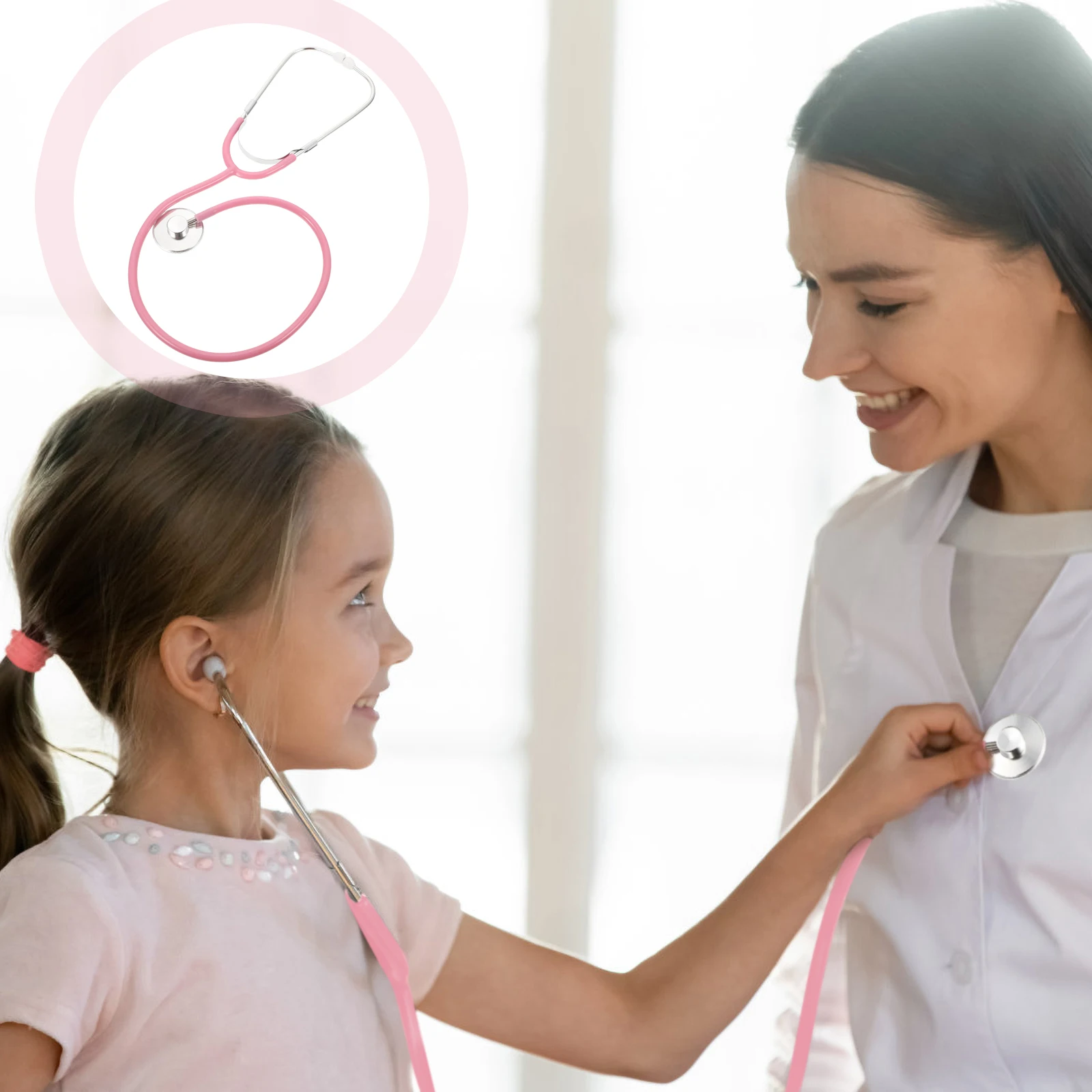 Simulatie Stethoscoop Educatief Rollenspel Arts Verpleegkundige Spel Prop Creatieve Kinderstethoscoop voor fantasiespel
