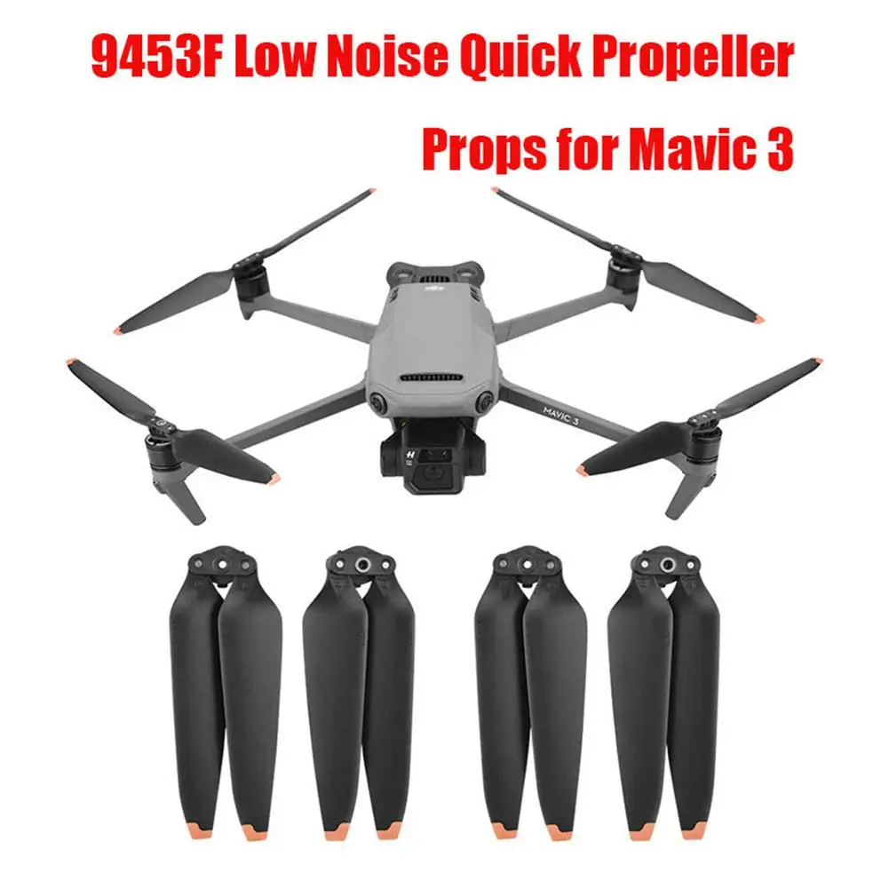 

1/2/4 Dji Mavic 3 Propeller 9453f Low Noise Props 9453 Propellers Blade For Mavic 3 Drone Accessories Remote Control Drone Parts