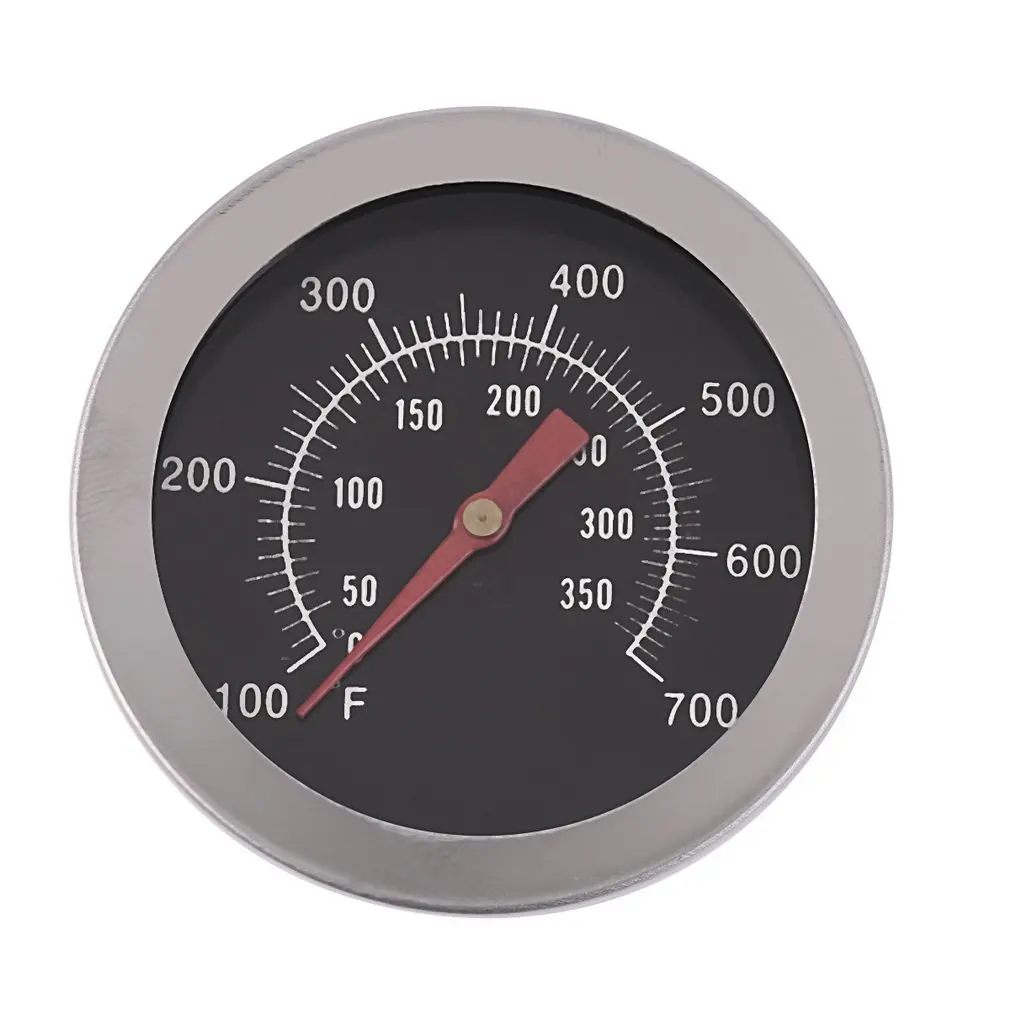 Roestvrijstalen Bbq Roker Pitgrill Bimetalen Thermometer Temp Meter Met Dubbele Gage 500 Graden Kookgereedschap