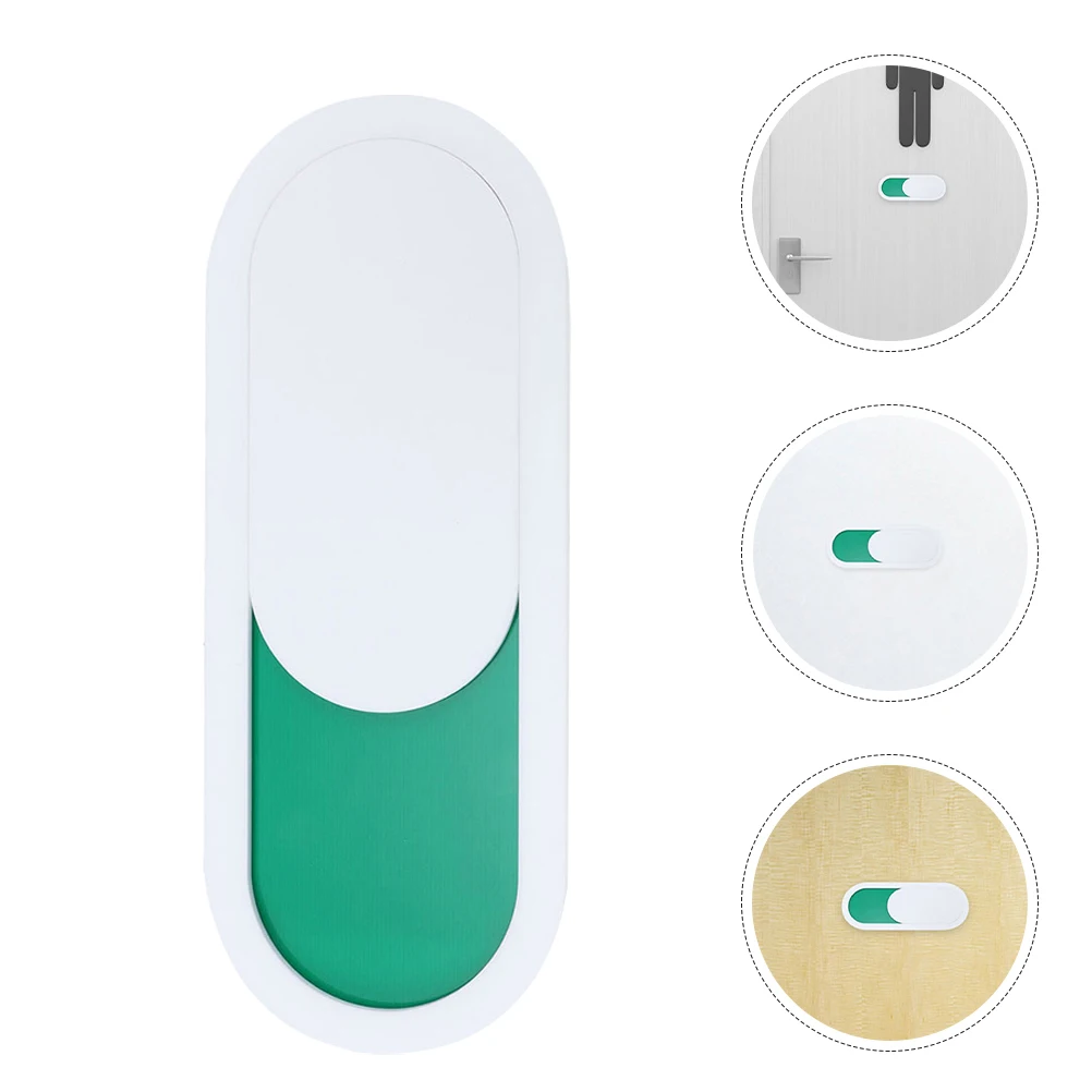 

7 Pcs Door Sign Toilet Signs for Office Bathroom Occupied The White Indicator Vacant