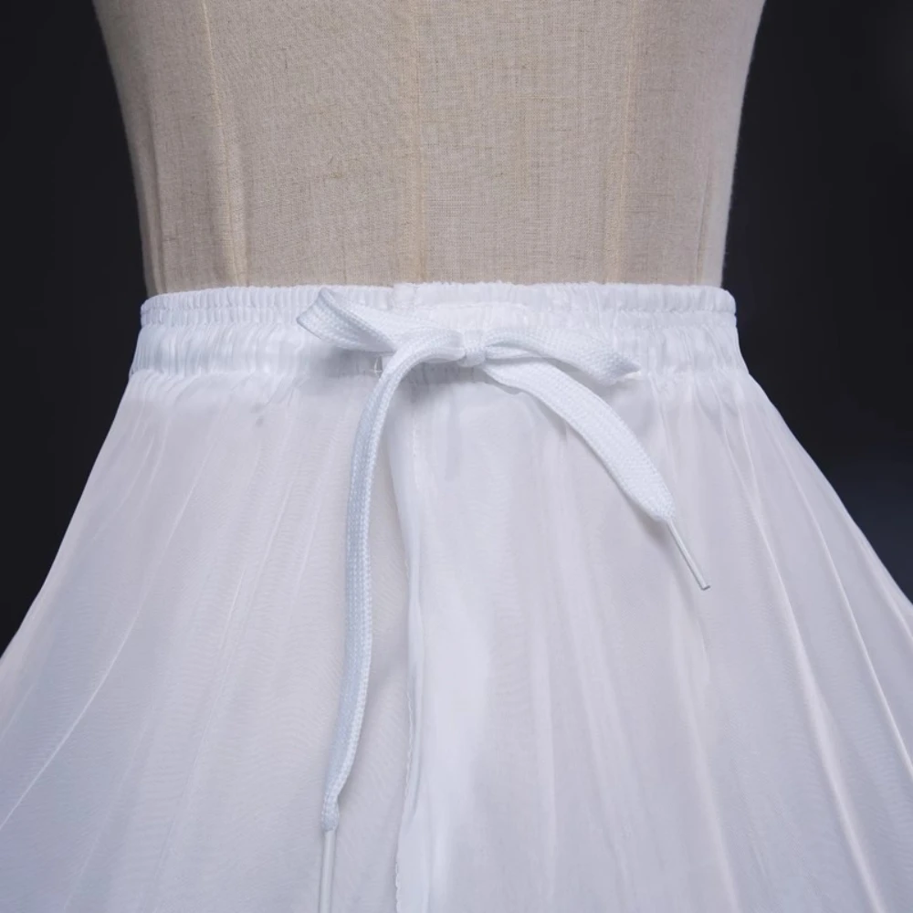 Nuovo arrivo abito da ballo sottoveste gonna intima di alta qualità abito da sposa 4 cerchi in Tulle bianco sottoveste accessori da sposa