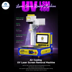 2024 Mechanic UV-LSM460 UV Laser Marking Cutting Machine M-Triangel ML-03 With Built-in Smoker for Engraving PVC Glass Leather