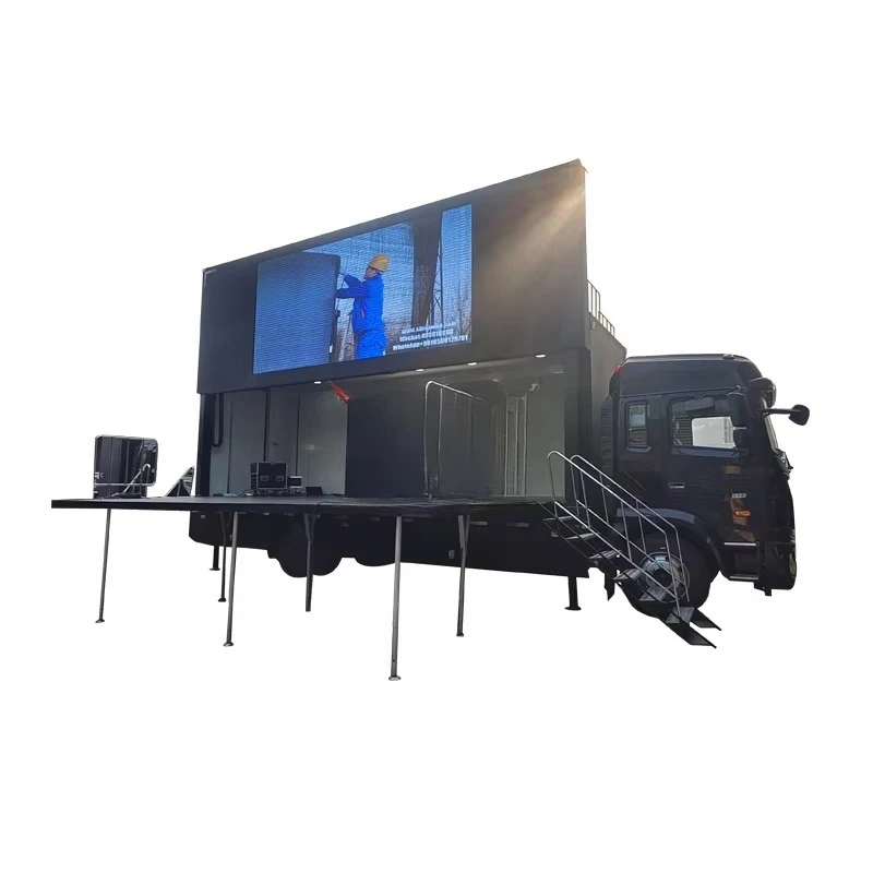 SINNOSWAN SR60 Outdoor Digital Billboard Truck Mobile Led Display Truck Led Mobile Advertising Truck