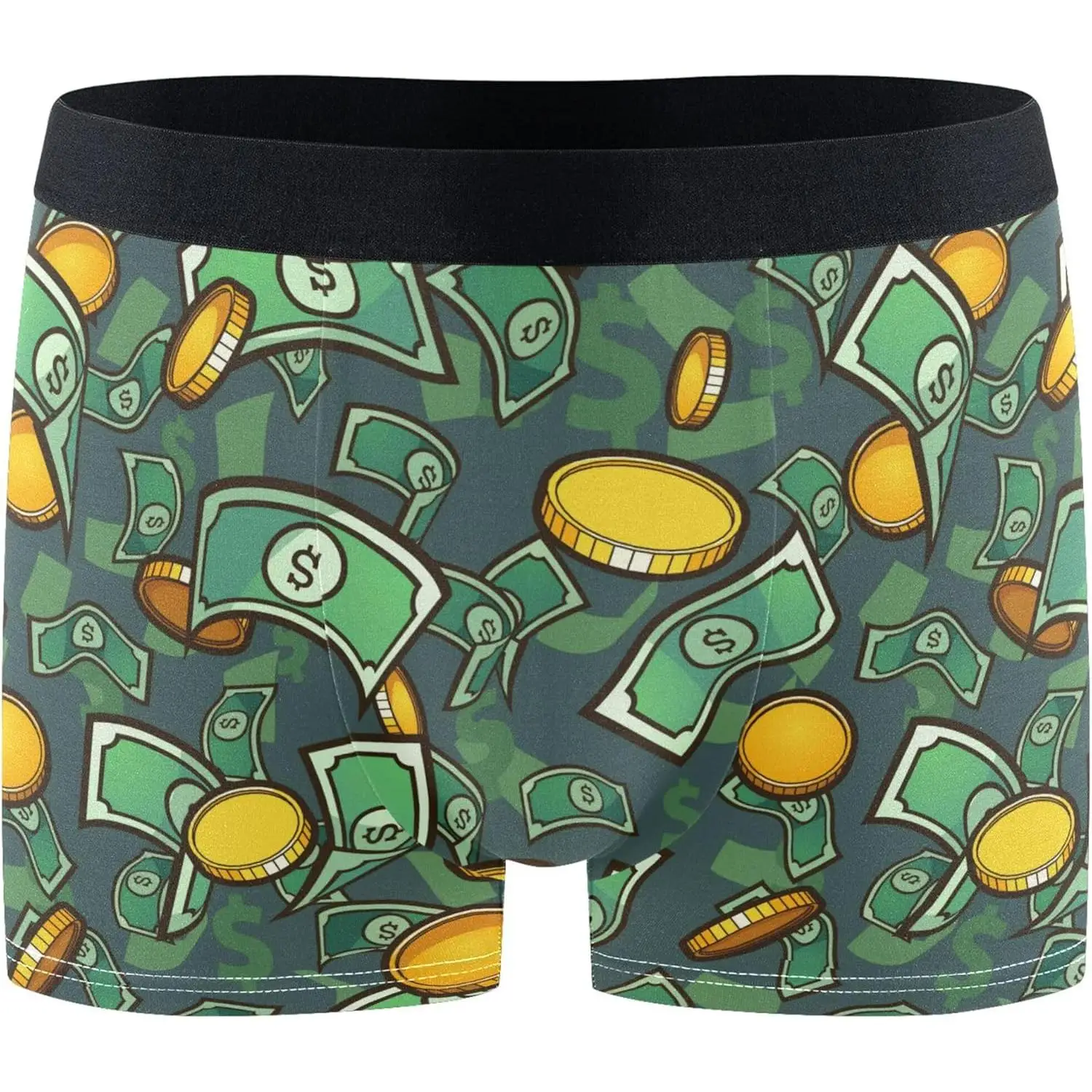 

Men's Boxer Briefs Funny Cow Skin Soft Breathable Underwear with Stretch Waistband Men's Underwear with Moisture-Wicking Fabric