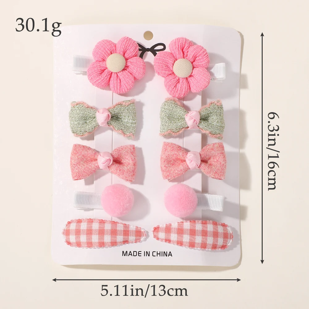 RAINBOW BOWS 16 Teile/satz Boutique Bunte Haar BB Haarspangen für Kinder Geschenk Frische Druck Kinder Haar Pony 2,2 zoll Haarnadeln – Detail 21