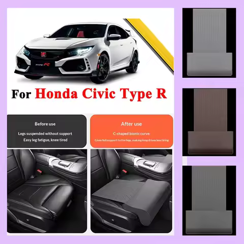 For Honda Civic Type R 1997-2026 Car Seat Leg Support Extension Mat support pad Seat extension leg pad