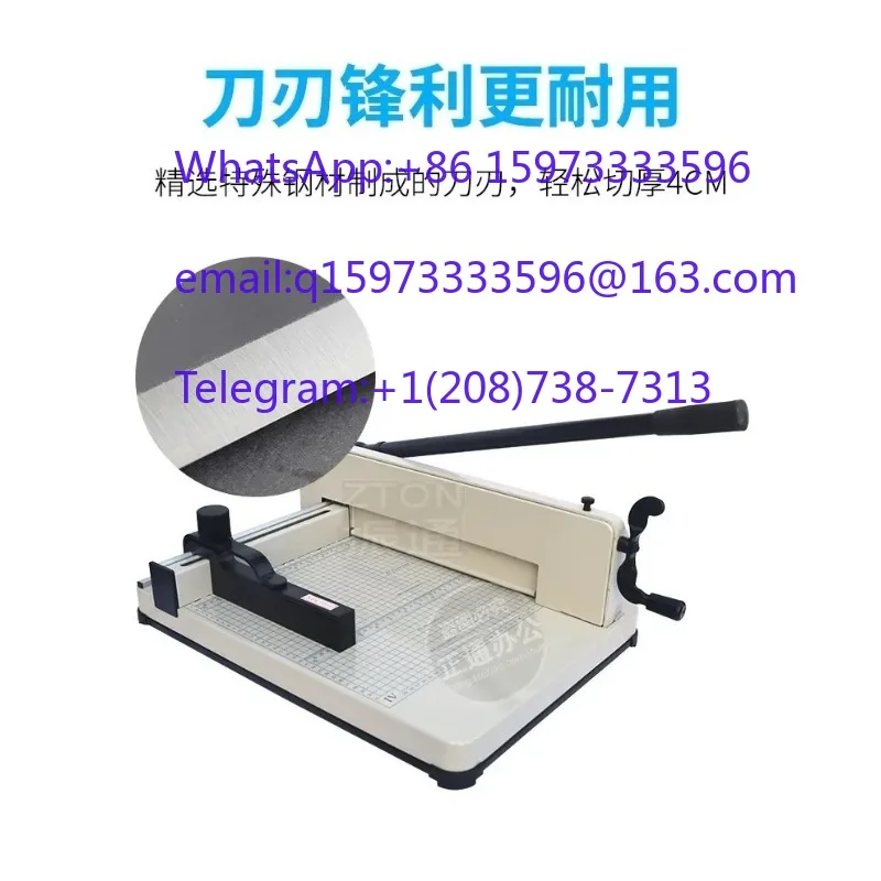 A3 manual thick layer paper trimmer 858A4 868 heavy duty cutter for graphic tender binding office paper processing