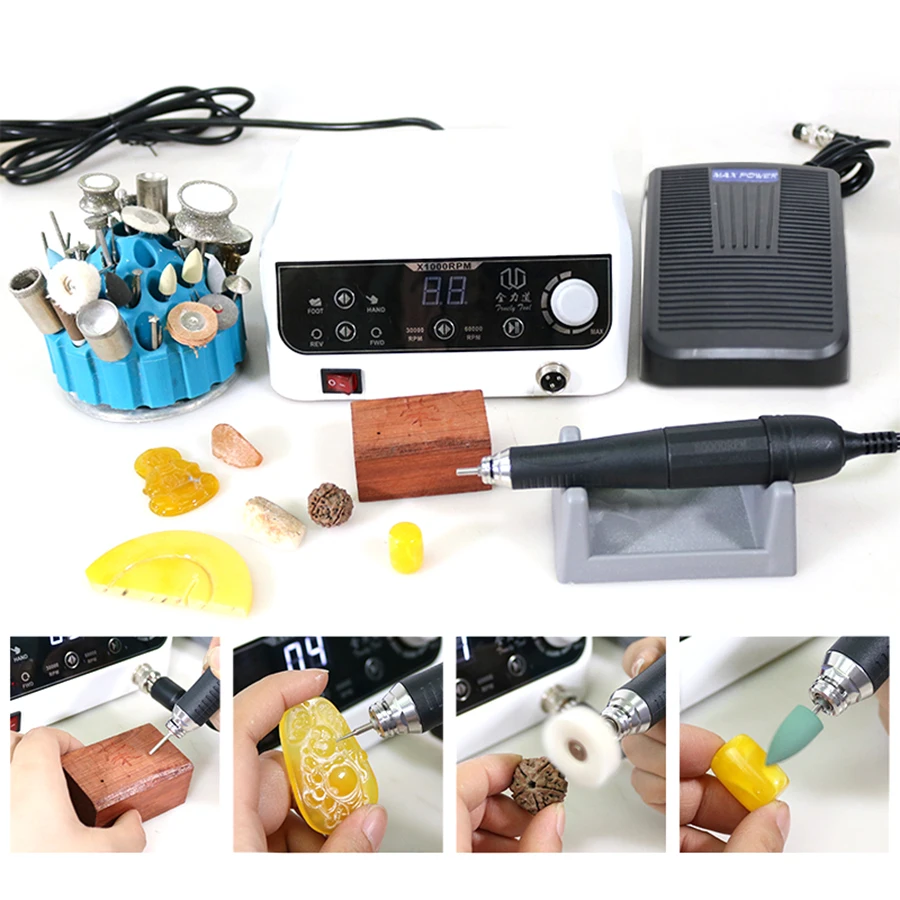 60000rpm Jewelry Tools Lab Brushless Micromotor Strong Handpiece Micro Motor Den tal Micromotor Den tal 60000rmp