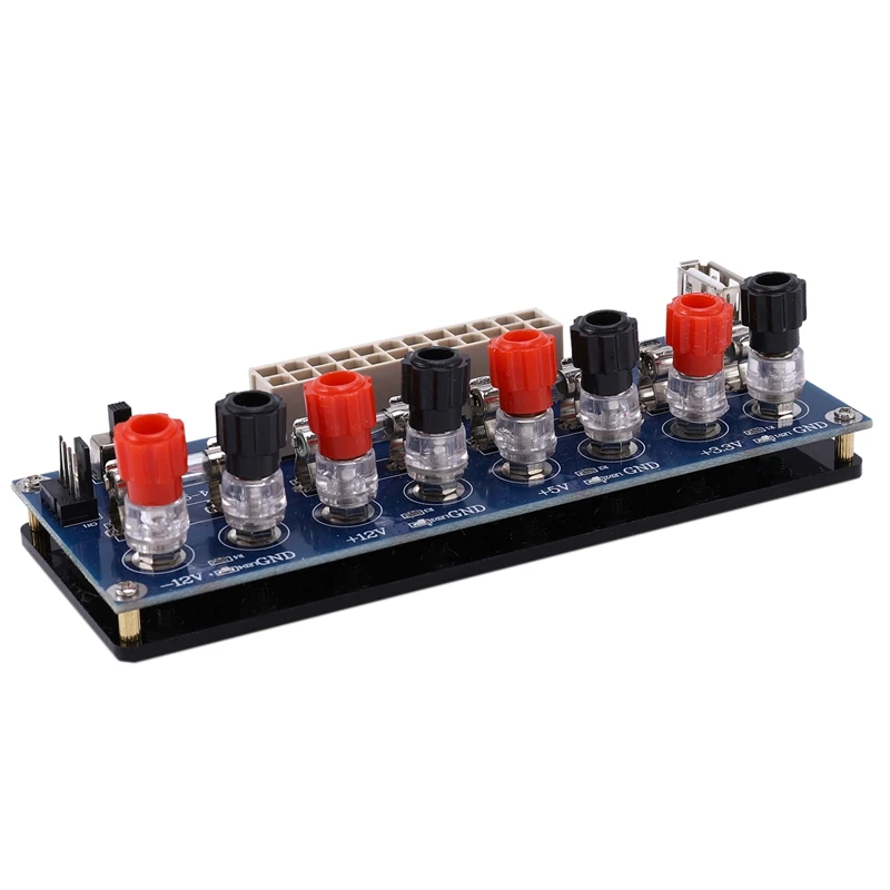 Electric Circuit 20/24Pins Atx Benchtop Computer Power Supply 24 Pin Atx Breakout Board Module Dc Plug Connector With Usb 5V Por