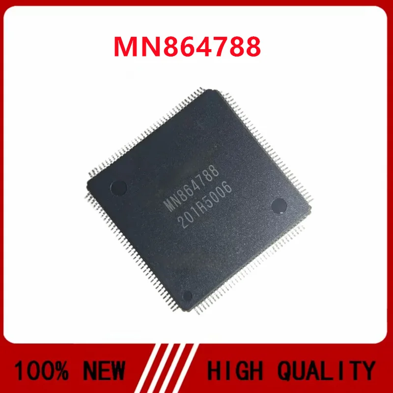 1-5PCs/Lot 100%Quality HDMI-compatible IC Chip MN864788 MN864788A QFP144 Repair Parts for WII U WIIU Replacement