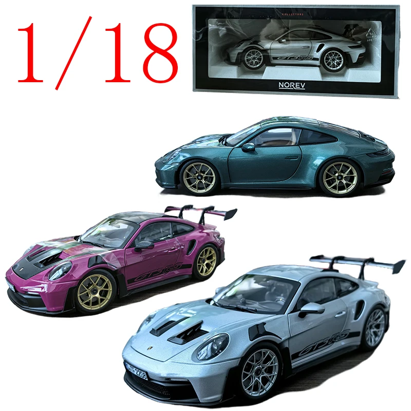 

NOREV, литая под давлением модель автомобиля Porsche из сплава в масштабе 1/18, Porsche 911 GT3 RS, игровые транспортные средства, игрушки для мальчиков, подарок, оригинальная коробка