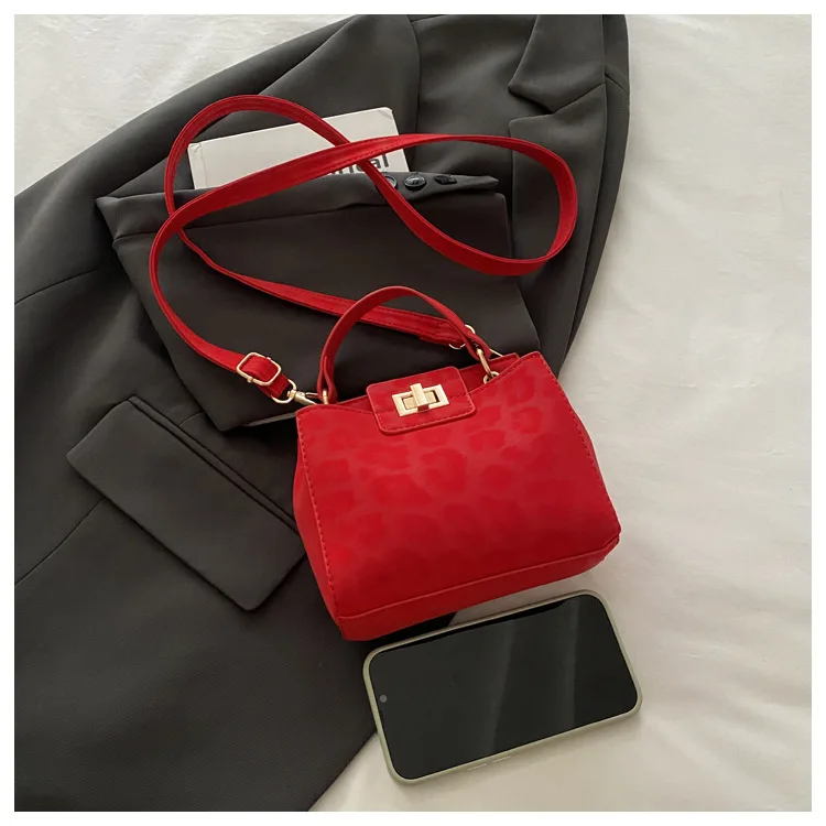 Schicke Bankett-Umhängetasche mit Leopardenmuster, stilvolle Damen-Einkaufstasche, Retro-Schloss-Handtasche, Schulter- und Unterarmtasche für den täglichen Gebrauch von Frauen – Detail 14