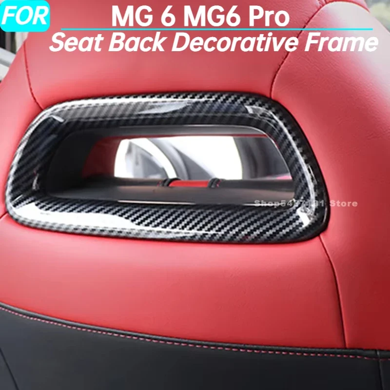 

Seat Back Decorative Frame Sticker Cover Trim Stripes Modification for MG 6 MG6 Pro Interior Accessories 2020 2021 2022 2023
