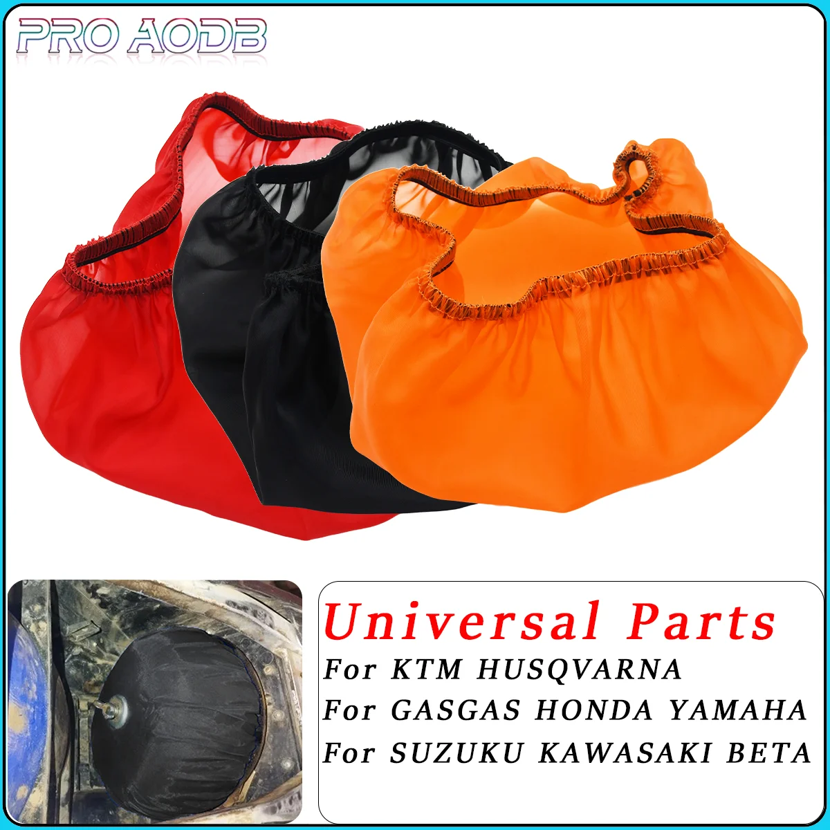 

Universal Engine Cleaning Protection Motorcycle Air Filter Dust Cover For KTM Kawasaki Honda Suzuki Yamaha YZ250F YZ450F WR250F