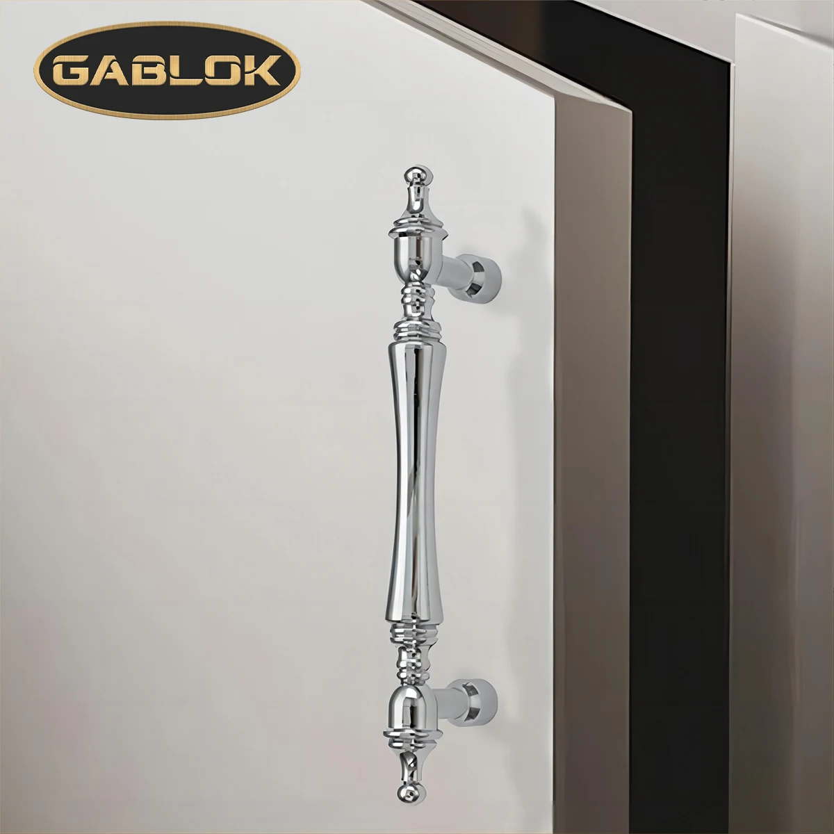 

GABLOK Sliver Cabinet Handle European Style Vintage Hardware Retro Kitchen Cupboard Pulls Retro Furniture Knobs