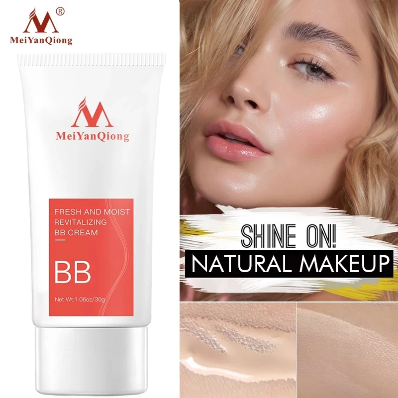 MeiYanQiong Fresh Rejuvenating Moisturizing BB Cream Face Concealer Sunscreen Oil Control Oil Firming Skin