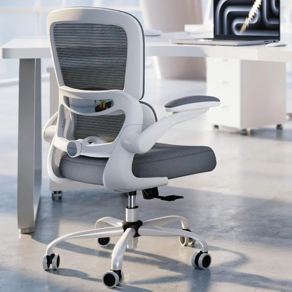 Cadeira ergonômica com apoio lombar ajustável, cadeira do computador de malha, cadeira executiva para Home Office