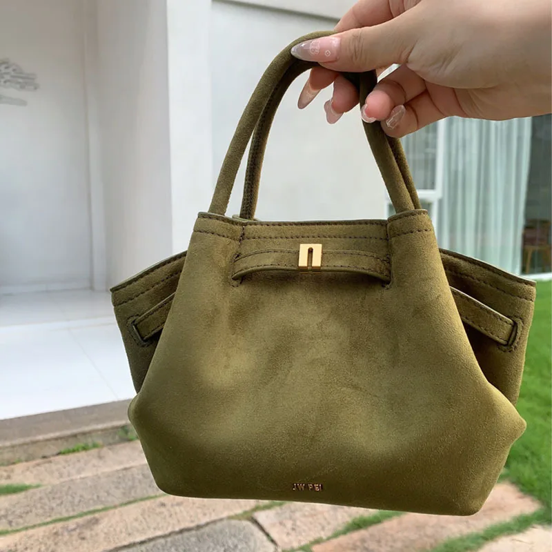 JW PEI 2025New femmes toile marron bandoulière sac à bandoulière Mini cuir végétalien sac fourre-tout sac à main boulette sac en cuir de haute qualité