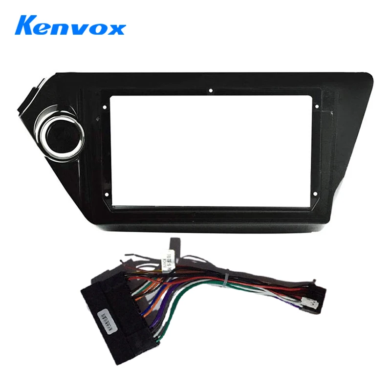 

KENVOX 9 inch For KIA RIO 3 K2 2011 2019 Car Radio Fascias Android MP5 Stereo Player 2Din Head Unit Panel Frame