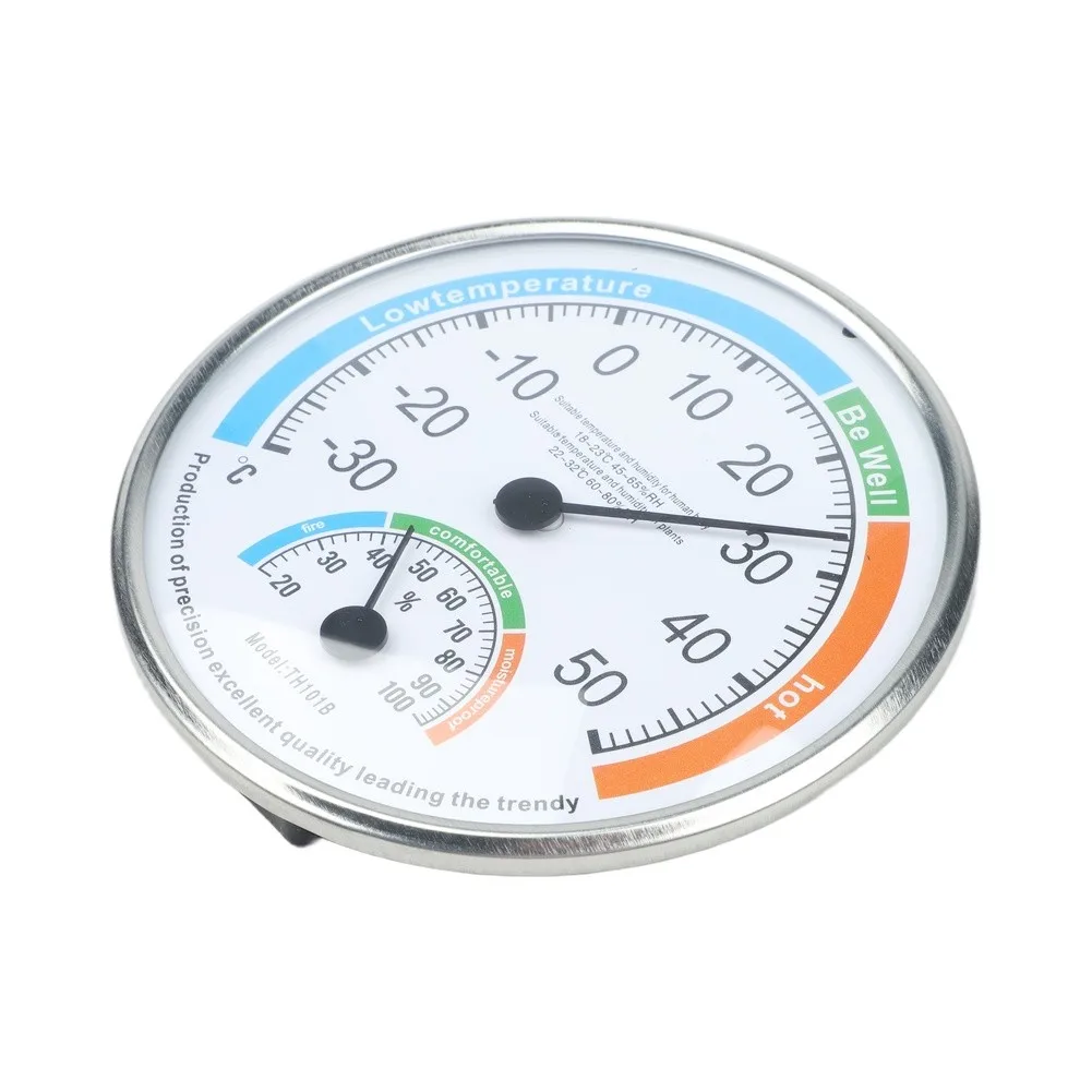Easy-to-read High Quality Restaurant Workshop And House Thermometer Thickness 2.2cm Diameter 13cm Range: -30-50 °