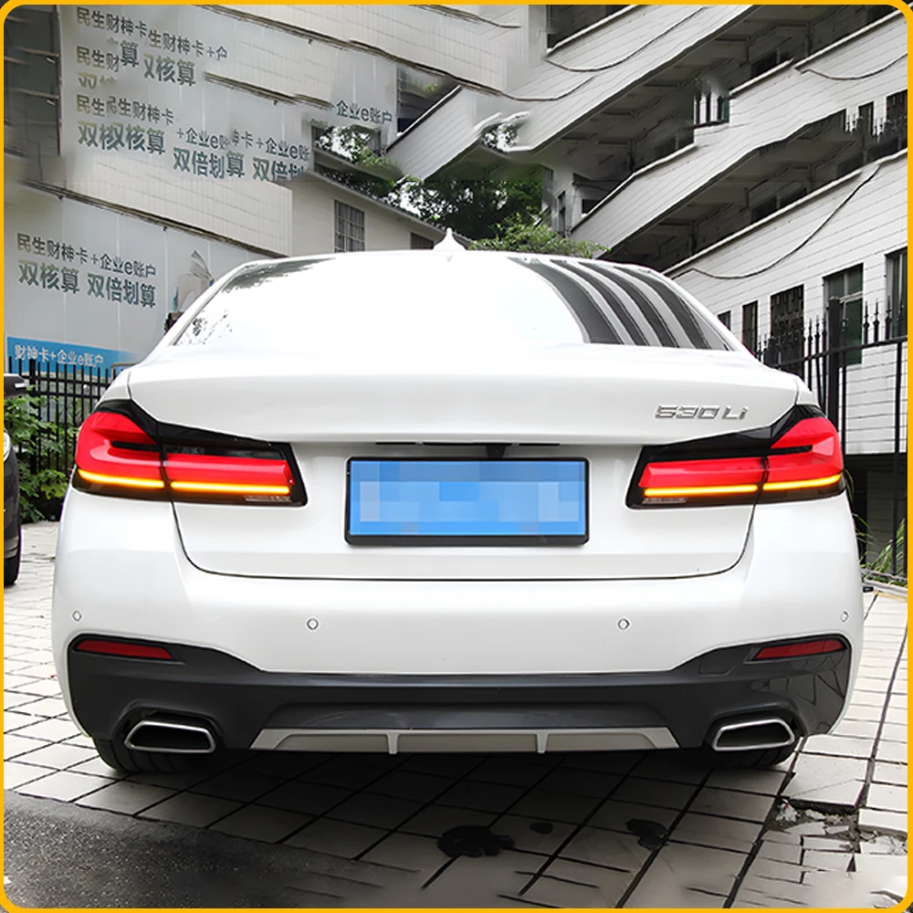 For BMW 5 Series G30 G38 2018-2020 Upgrade 21 Style Auto LED Dynamic Car Highlight Taillights Assembly Accessories Plug and Play