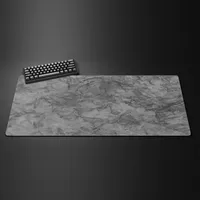 Gaming Mouse Pad Gray Maouspad Computer Mats Large Mousepad Marble Keyboards Accessories Offices PC Setup Deskmat Strata Liquid