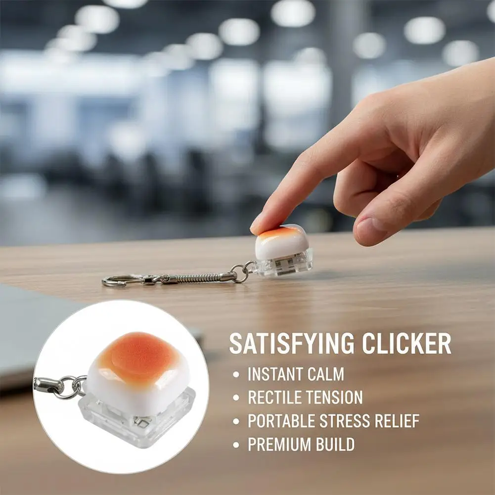 Mechanical Keyboard Switch Fidget Toy With Led Stress Relief_voghion.com