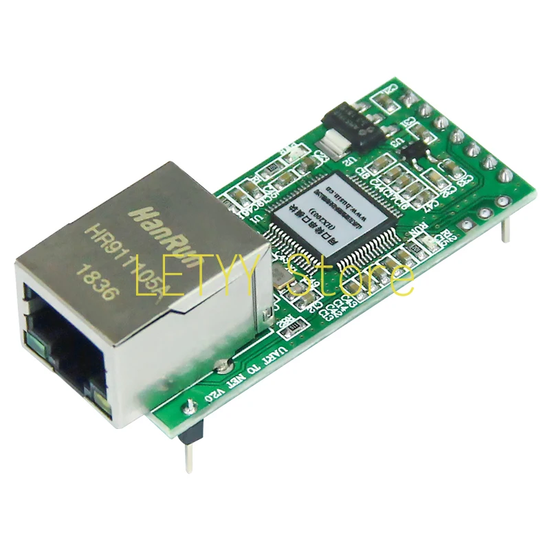 Serial Port to Ethernet Module IoT Network Communication Server RJ45 to TTL Transparent Transmission Module Ethernet Port TCP