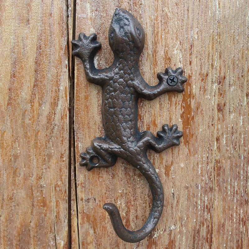 

Decorative Cast Iron Gecko Hook - Household Storage and Collectibles Hooks - Key Hooks for a Stylish and Functional Home