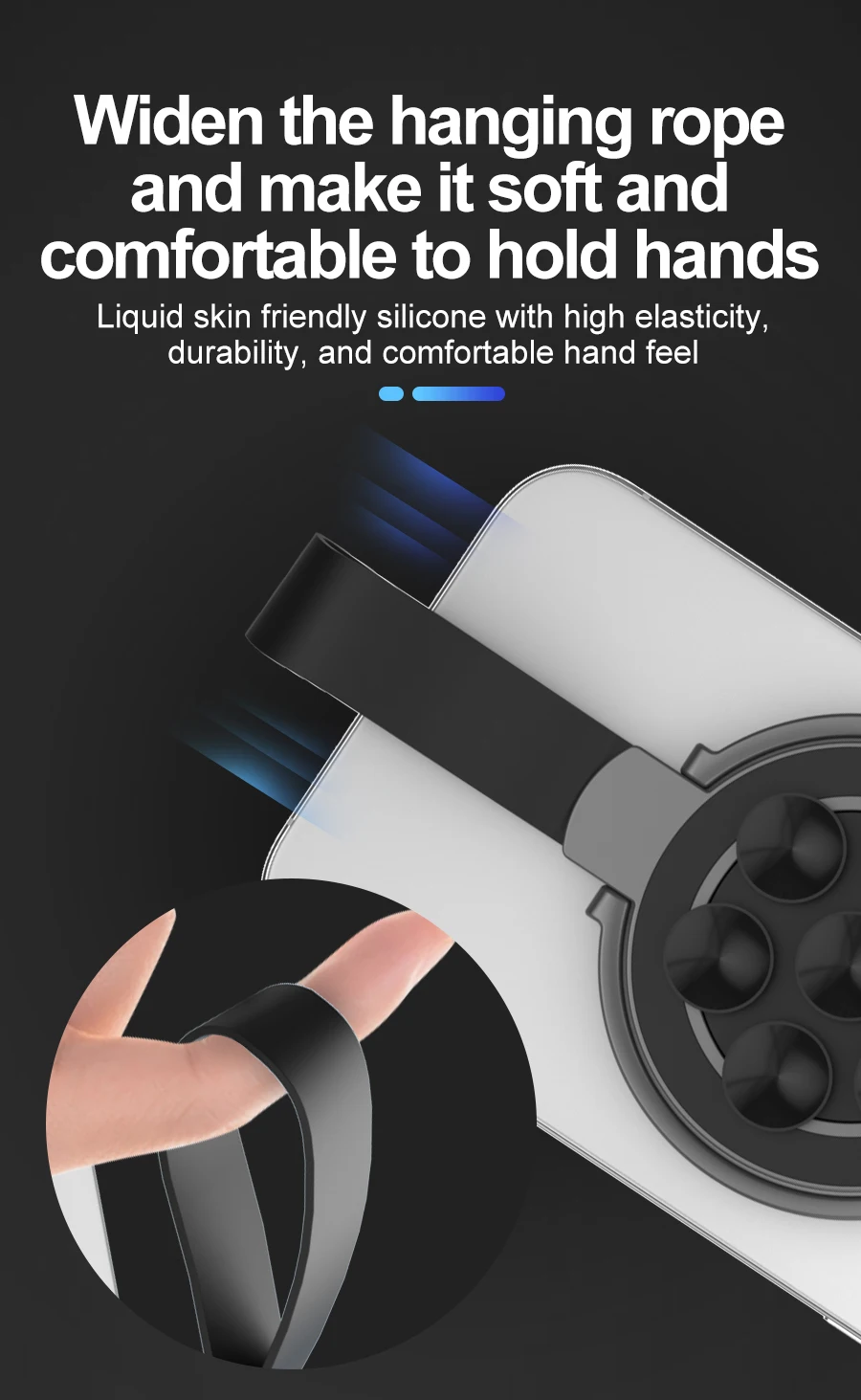 Magnetische Halterung Ring Schnalle Telefon Ständer Silikon Saugnapf Wand Spiegel Halter Finger Ring IPhone Halterung Magsafe Telefon Halter – Detail 7