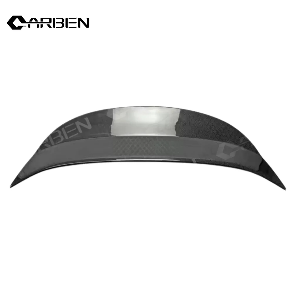 Custom Segmented Carbon Honeycomb Pattern Carbon Fiber Car Trunk Spoiler, Suitable For Nissan 370Z Z34 Upgrade Spoiler Kit