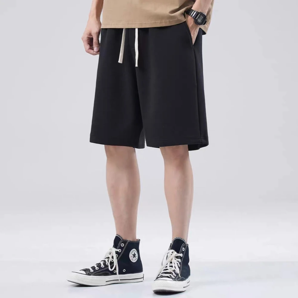 

Summer Men's High-quality Casual Shorts, Loose, Large-sized, Thin Capre Pants, Comfortable and Breathable